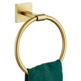 thumbnail image 1 of KOKOSIRI Towel Holder Wall Mounted Gold Bathroom Hardware Bath Towel Rings Hand Towels Hanger Rack Stainless Steel, B3010BG, 1 of 7
