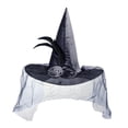 thumbnail image 3 of para mujer, accesorios para fotos, accesorio de disfraz de personaje, sombreros de adulto puntiagudos de  Negro Sunnimix  sombrero de halloween, 3 of 8