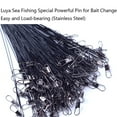 thumbnail image 3 of Baohd 10PCS Anti Bite Fishing Line Wire Leader With black 30cm 1pcs 1Set, 3 of 6