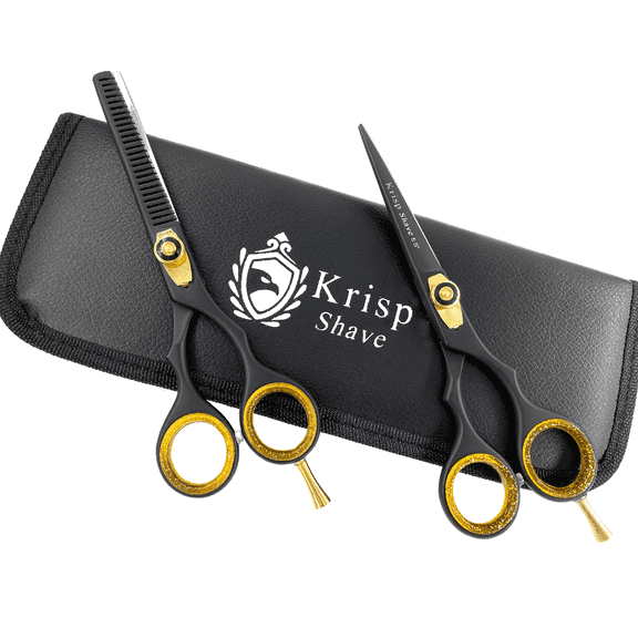 Hair Cutting Scissors Shears Thinning Set Hairdressing Salon Professional Barber Tools Kit 5.5"