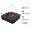 thumbnail image 3 of Reproductor de audio multifuncional Radio FM Reproductor de CD/DVD MP3 Montado en la pared con soporte Universal Accesorios Electrónicos, 3 of 7