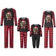 thumbnail image 1 of Pijamas navideños familiares a juego Fiomva Holiday, pijamas navideños de alce para parejas y niños, ropa de dormir para bebés, 1 of 8