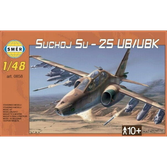 Sukhoi Su-25 UB / UBK Frogfoot in Russia, Iran, Czech (1/48 model kit)
