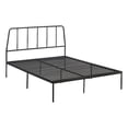 thumbnail image 6 of Pemberly Row Metal Queen Platform Bed with Headboard in Black Finish, 6 of 10