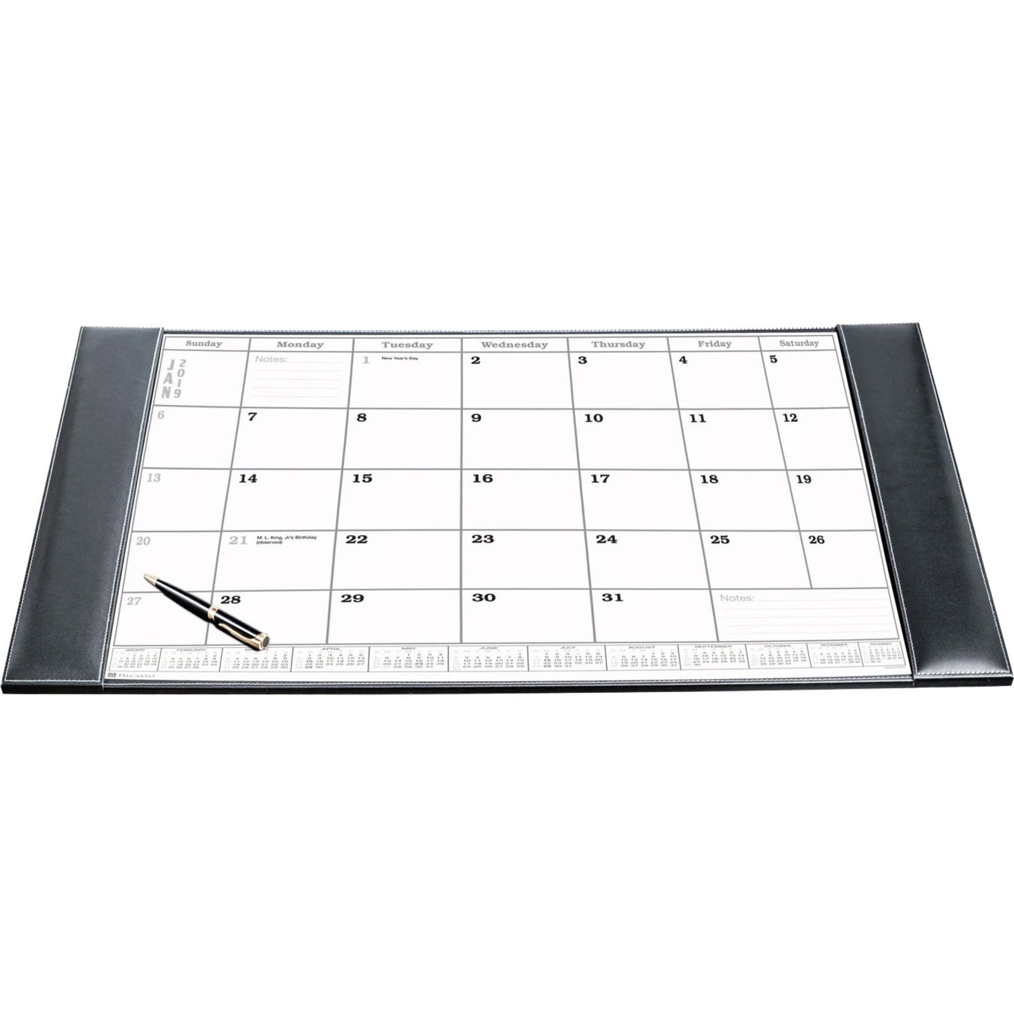 LECAS Agenda DESK PLANNER, perpétuel, 240 x 140 mm