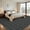 Black, variant on Haperlare Textured Braided Print Rugs Machine Washable Non Shedding Area Rugs for Living Room Bedroom Camel Carpet,10'x13'