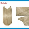 thumbnail image 3 of MesaSe Fil Synthétique Invisible dans l'Extension de Cheveux Tête Complète comme Naturel Bouclé Ondulé, 3 of 5