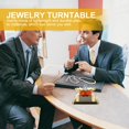 thumbnail image 3 of KONTONTY 1Pc Jewelry Rotating Turntable with Solar Energy and Golden Plastic Design, 3 of 7