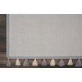 thumbnail image 5 of Nourison Otto Solid Light Grey 5' x 7'6" Area Rug, (5x8), 5 of 8