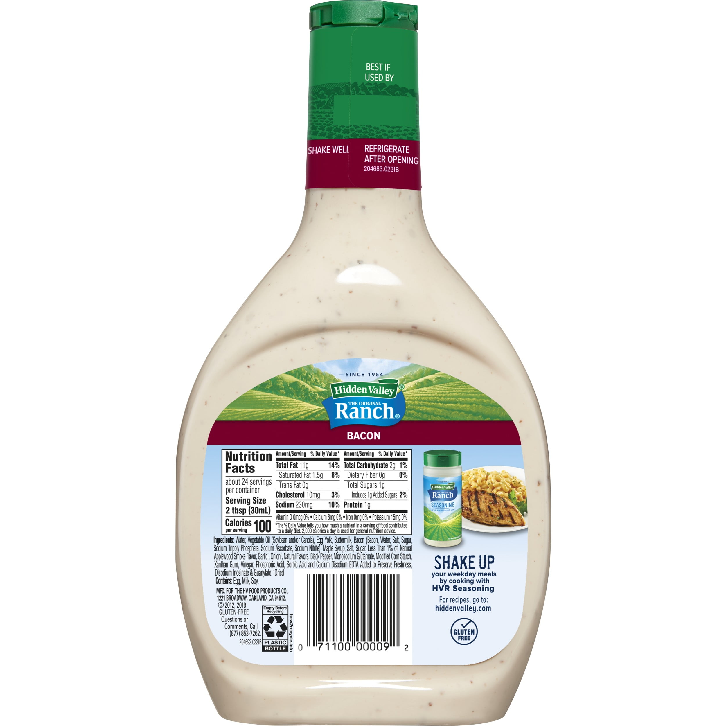 Hidden Valley Bacon Ranch Salad Dressing & Topping, 16 fl oz - Harris Teeter