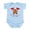 Sky Blue, variant on CafePress - My Godmother Loves Me! Infant Bodysuit - Baby Light Bodysuit, Size Newborn - 24 Months