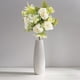 thumbnail image 5 of Ramo de Peonías Artificiales de Tela Azul, Blanca y Amarilla. Arreglo Floral Artificial de 30 Cm de Alto para Decoración Del Hogar, 4 Tallos., 5 of 6