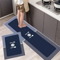 thumbnail image 1 of Boovnll Bath Mat, Absorbent Soft Non-Slip Quickly Dry Memory Foam Diatomite Bathroom Mat, Comfortable Thicken Bath Mats for Bathroom, Kitchen, Floor, Pool, Toilet Mat, Bathroom Rugs, 1 of 7