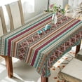 thumbnail image 3 of SKYSONIC Mexican Tablecloth Mexican Serape Blanket for Mexican Party Wedding Cinco De Mayo Fiesta Decorations Outdoor Picnics Dining Table Cover, Large Square Table Cloth 60x120In, 3 of 7