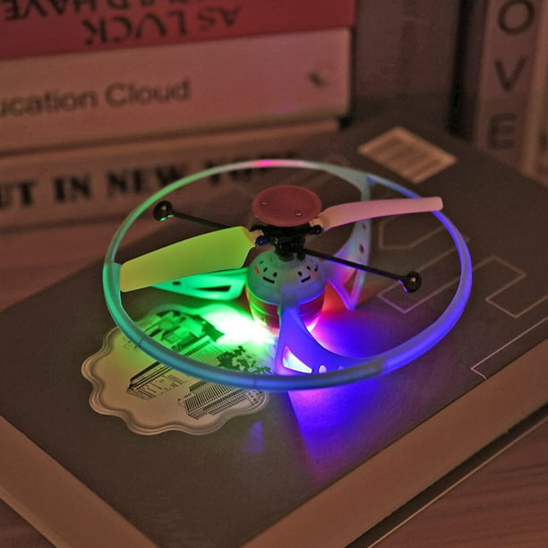 Mini Flying UFO Toy, Infrared Sensor Hand Induced Flight with LED