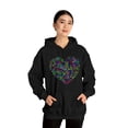 thumbnail image 5 of Peace And Love Peace Sign Heart Graphic Hoodie Sweatshirt, Sizes S-5XL, 5 of 9
