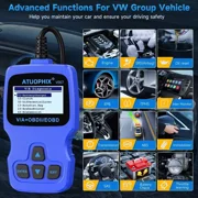 Autophix V007 OBD2 Scanner for VW Audi All System Car Scan Tool Oil EPB Reset
