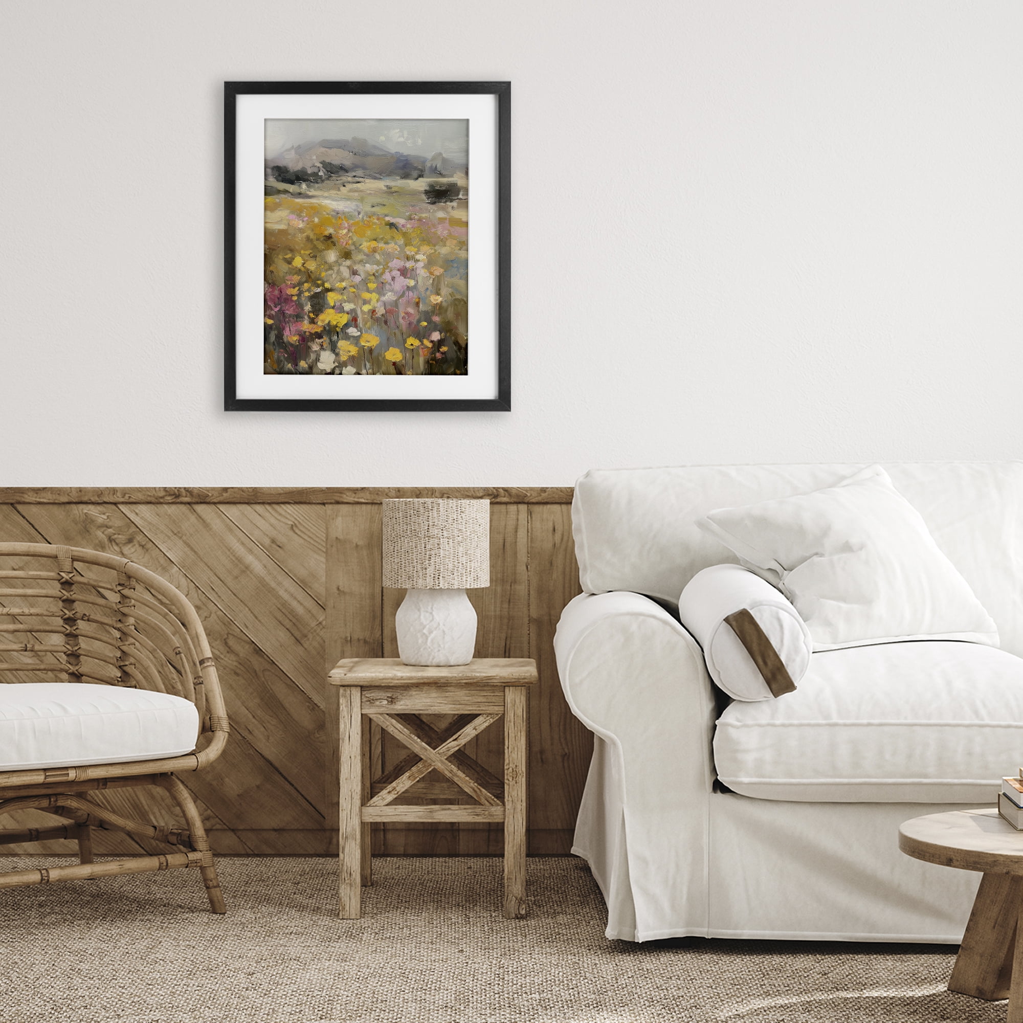 Stupell Industries Meadow's Heartbeat Abstraction Black Framed Print Under Glass, design by Svetlana Aleynikova