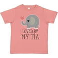 thumbnail image 3 of Inktastic Tia Loves Me Baby Elephant Boys or Girls Toddler T-Shirt, 3 of 5