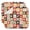 Pioneer Flower Floral-1, variant on Pioneer Flower Floral Print Pattern Kitchen Dish Drying Mat 1 Pack, Ultra Absorbent Microfiber Drainer Mat, 16"x18"