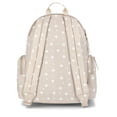 thumbnail image 3 of Madden NYC 18.5" Women's Dome Backpack with Front Pocket and Removable Pouch, Khaki Daisy, 3 of 5