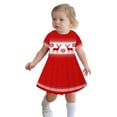 EFGYYF Costume Christmas Dress for Girls Toddler Girls Short Sleeve