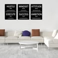 thumbnail image 4 of Motivational Wall Decor Inspirational Wall Art Office Decor Posters Prints 3 Pieces Living Room Bedroom Decor Office Canvas Picture Wall Painting Home Decoration Framed Artwork 20”x28”x3pieces, 4 of 5