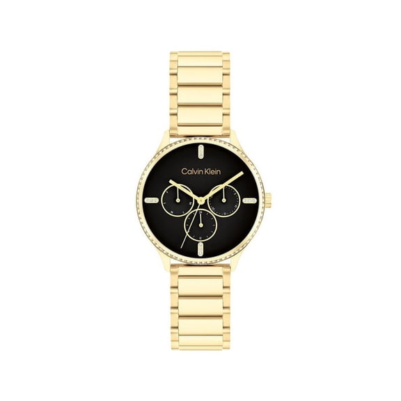 Calvin Klein Women's Black Dial Quartz Watch 25200371