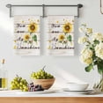 thumbnail image 3 of Sunflower Kitchen Towels Set of 3, Vintage Botanical Absorbent Dish Towels for Kitchen, Microfiber Hand Towel, Quick Drying Tea Towel for Cleaning Decorative Dishcloths Farmhouse Floral Wooden, 3 of 7
