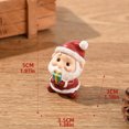 thumbnail image 3 of ​Resin Santa Claus Ornament - Miniature Tabletop Christmas Decor, Handcrafted Figurine for Home Decor & Gift (Single Piece ,Choking Hazard)​​ B, 3 of 3
