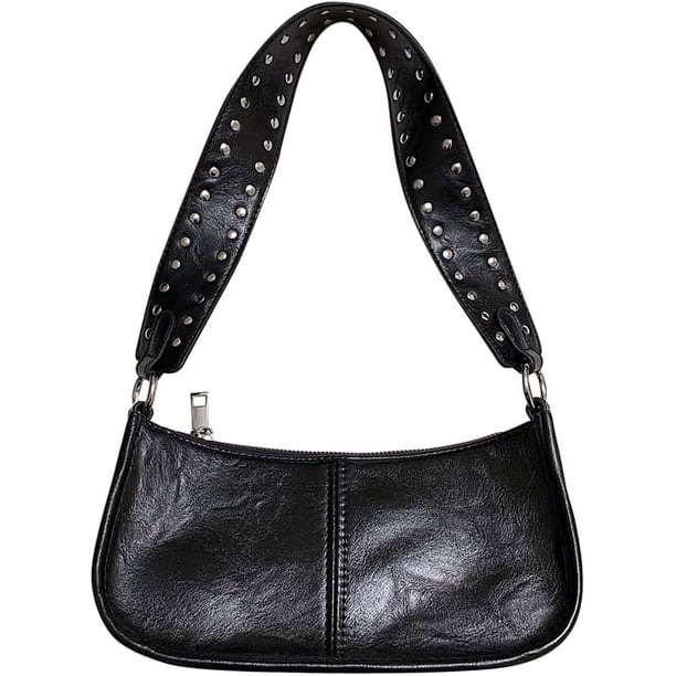 HAHDAXIA Red Shoulder Bag Y2k Purse for Women Trendy Leather