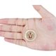 thumbnail image 3 of Collar con Colgante de letra M JAMW de cobre con circonitas para mujeres, 3 of 4