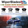 thumbnail image 2 of 2002 Hyundai Elantra Beam Wiper Blades Wipers w/1yr Warranty (Set of 2), 2 of 5