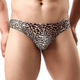 thumbnail image 3 of Men's Leopard Print Thong G-String Underwear_Special Gift, 3 of 3