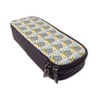 thumbnail image 6 of Picia Sea Turtle Pattern Large Capacity PU Leather Pencil Case Organizer Pen Marker Holder Double Zipper Storage Bag Big Pencil Pouch for College Office, 6 of 6