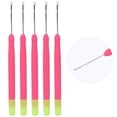 thumbnail image 4 of Dreadlock Making Hook, Portable Hook Set, Hair Styling Crochet Hook Kits,  Extension Hooks Pulling Hook Needle For , Feather And Rug Making, 4 of 8