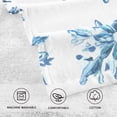 thumbnail image 3 of Christmas Snowflakes Blue Cotton Face Towel Soft Hand Towel Absorbent Bathroom Towel for Kitchen Hotel, 3 of 7