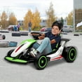 thumbnail image 2 of Roromall Electric Go Kart for Kids, 24V 7AH Battery 400W Powerful Motors, 8MPH Drift Kart Car for Kids Ages 6-12, Ride On Toys with Music and 2 Speeds, 2 of 9