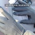 thumbnail image 3 of Guantes elásticos Isotoner de elastano para mujer para climas fríos, guantes de conducción SmarTouch de invierno con repelente al agua SmartDri, agarre de piel sintética, negros, 3 of 8