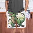 thumbnail image 7 of joogoo Mens Swim Trunks Cute Dinosaur Beach Shorts Drawstring Elastic Waist Swimwear Bathing Suits L, 7 of 7