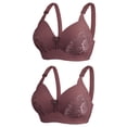thumbnail image 3 of Bigersell Tank Tops Built in Bra Summer 2pc Open Back Sports Bra Sport Bra Style R3906 V-Neck Back-Smoothing Bras Hook and Eye Bra Closure Women's Plus Size Sports Bars Coffee XL, 3 of 3