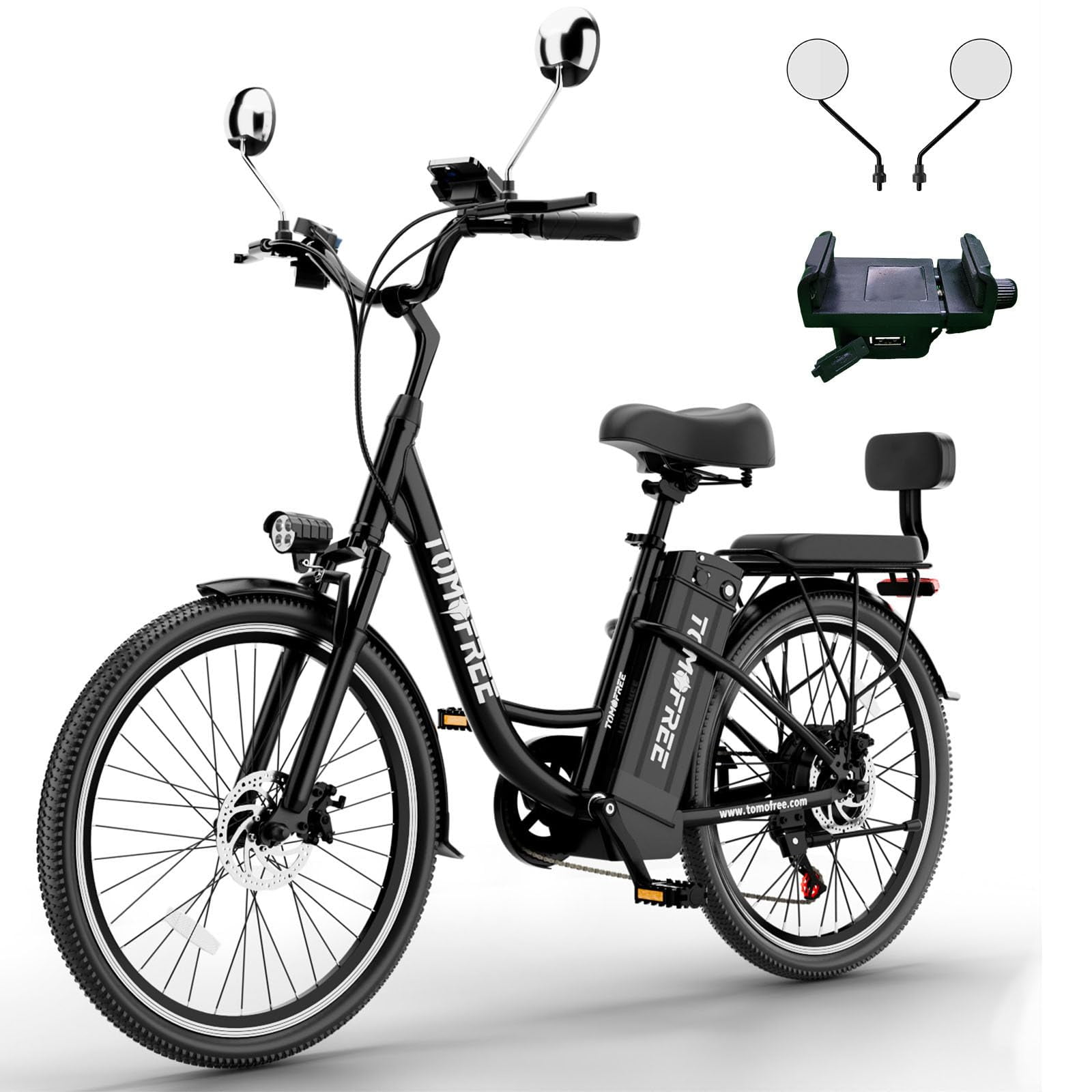 Tomofree Cityscape Electric Bike 500W E-bike 48V 20Ah