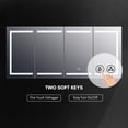 thumbnail image 6 of Blossom Canopus 72" LED Medicine Cabinet| Bathroom Storage Mirror Cabinet | Defogger | Smart Memory, 6 of 7