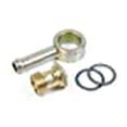 thumbnail image 3 of Holley Performance Carburetor Fuel Inlet Fitting 26-25 Universal; 5/16 Inch Hose Size; 9/16 Inch-24 Thread Size; Gold Iridited; Single/Swivel Fitting, 3 of 3