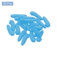 thumbnail image 3 of Uxcell 20Pack Knife Tip Protector Cover Knife Tip Guard Knife Blade Tip Sleeves, Blue, 3 of 6