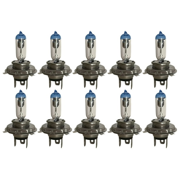 Bombilla Halógena WDOplteas H4 6000K 2500LM P43T 10 Uds