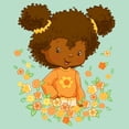 thumbnail image 2 of Girls Strawberry Shortcake Floral Orange Blossom T Shirt, 2 of 4