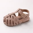 thumbnail image 5 of Wavsuf Toddler Sandals Girls and Boys Casual Cute Anti-slip Soft Bottom Pink Sandals Size 16, 5 of 7