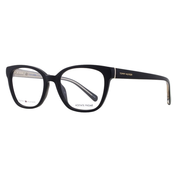 Tommy Hilfiger 1840 Full Rim Square Black Eyeglasses