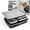 Black, variant on Gotham Steel 6 Pc Stackable Baking Pans Set Non Stick, 70% Space Saving Design, Nonstick Ceramic Bakeware Sets Non Toxic, with Baking Sheet Tray, Cake & Muffin Pans, Oven & Dishwasher Safe, White